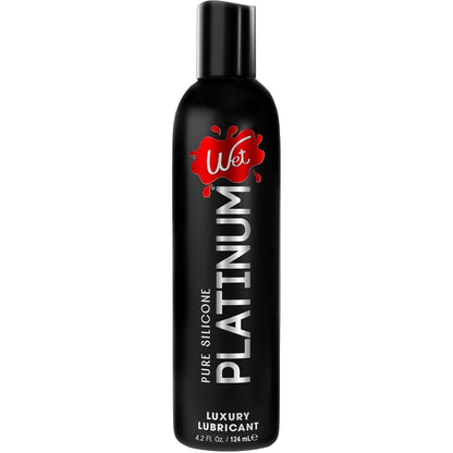 Buy now Wet Platinum Silicone-Based Personal Lubricant | Ultra Smooth, Super Slick, Hypoallergenic, Long-Lasting Performance, Waterproof Formula| Lube for Men, Women & Couples, 4.2 fl oz at indiglob india