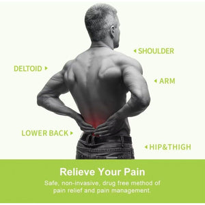 Buy now AUVON Dual Channel TENS Unit Muscle Stimulator Machine with 20 Modes, 2" and 2"x4" TENS Unit Electrode Pads at indiglob india