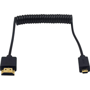 Buy now Duttek Micro HDMI to HDMI Coiled Cable 1FT-4FT, HDMI to Micro HDMI Adapter Cable Extreme Slim/Thin 4K, 3D for Camera, Raspberry Pi 5 4, GoPro Hero 7/6 at indiglob india