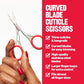Buy now Revlon Cuticle Scissors, Ultra-Fine Stainless Steel Curved Blade for Neat Cuticles and Hangnail Trimming, Tool for Safe Cuticle Nail Care, 1 count at indiglob india