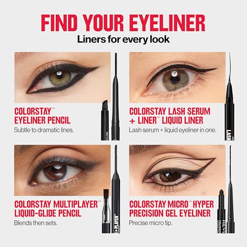 Buy now REVLON ColorStay Pencil Waterproof Eyeliner, Smudge-Proof, Eye Makeup with Built-In Sharpener, 204 Charcoal, 0.01 oz at indiglob india