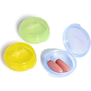 Buy now Opret Small Pill Box (3 Pcs), Cute Pill Case Portable for Pocket Purse Briefcase Travel Pills Box Medicine Storage Container Earplug Case at indiglob india