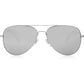 Buy now SOJOS Classic Aviator Polarized Sunglasses for Men Women Vintage Retro Style Bright Silver 58 Millimeters at indiglob india