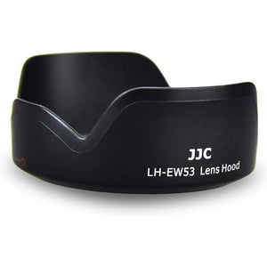 Buy now JJC Camera Lens Hood Shade for Canon EF-M 15-45mm f/3.5-6.3 is STM & RF-S 18-45mm f/4.5-6.3 is STM Lens on Canon EOS R100 R50 M50 M50 Mark II M5 M6 M6 Mark II M200 M100 Replaces Canon EW-53 Hood at indiglob india
