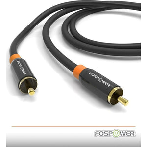 Buy now FosPower Digital Audio Coaxial Cable [24K Gold Plated Connectors] Premium S/PDIF RCA Male to RCA Male for Home Theater, HDTV, Subwoofer, Hi-Fi Systems - 3ft at indiglob india