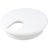 5 Pack Rok Hardware 3" (76mm) Black Round Computer Desk Table Port Wire Cable Cord Organizer Hole Cover Grommet, ROKRG3BLK - White