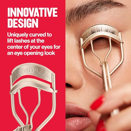 Buy now Revlon Designer Series Lash Curler, Eyelash Lift for an Eye Opening Look, with Finger Grips for a Non Slip Grip, Easy to Use, 1 Count at indiglob india