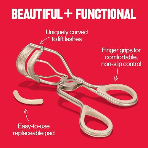 Buy now Revlon Designer Series Lash Curler, Eyelash Lift for an Eye Opening Look, with Finger Grips for a Non Slip Grip, Easy to Use, 1 Count at indiglob india