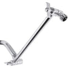 NearMoon Adjustable Shower Arm Universal Connection, Extension Arm, Adjust Angle to Upgrade Shower Experience, Easy to Install, Anti-leak (11 Inch, Chrome Finish) - Chrome Finish