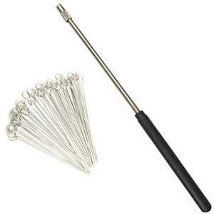 Buy now OESS Reusable Inoculating Loop with 50pcs 10uL Nichrome Needle Tips Inoculation Loop for Bacterial Tissue Culture at indiglob india