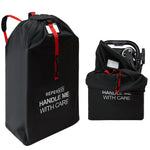 Buy now reperkid Large Stroller Bag for Airplane Travel, Black & Red, 47" H x 24" W x 15" D, Fits Most Large, Single, Double, Jogging Strollers – Premium Waterproof Cover, Adjustable Shoulder Straps Black Red Large Stroller Bag at indiglob india