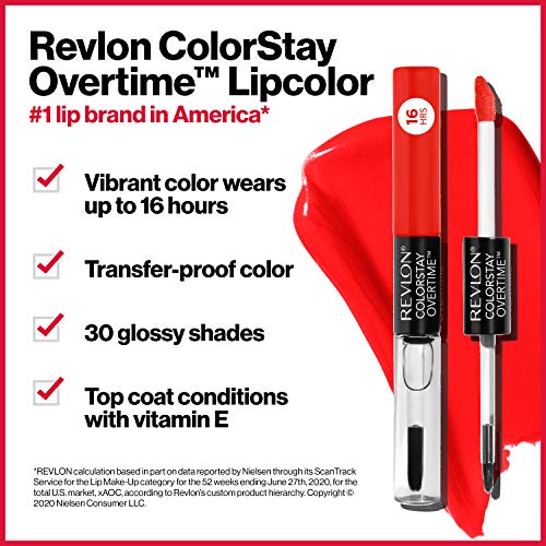 Buy now Revlon ColorStay Overtime Liquid Lip Color, Stay Currant [280] 1 ea (Pack of 2) at indiglob india