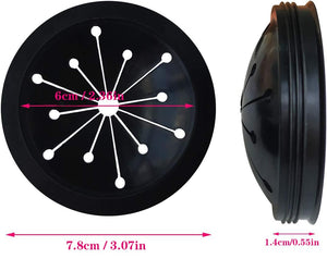 Topspeeder 3 Pcs Garbage Disposal Splash Guards Sink Baffle Disposal Replacement Multi-function Drain Plugs food Waste Disposer Accessories for Whirlaway, Waste King and GE Models (3.1inch) Price | Shop Online India