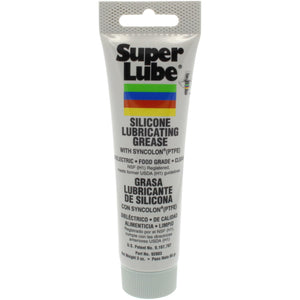 Buy now Super Lube 92003 Silicone Lubricating Grease with PTFE, 3 oz Tube, Translucent White at indiglob india