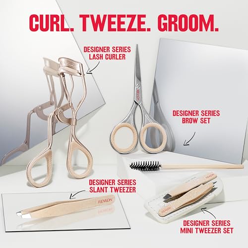 Buy now Revlon Designer Series Lash Curler, Eyelash Lift for an Eye Opening Look, with Finger Grips for a Non Slip Grip, Easy to Use, 1 Count at indiglob india