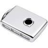 Key Fob Cover for Volvo Soft TPU Smart Key Case Holder Fits for 2017-2021 Volvo XC40 XC60 XC90 S90 V90 - Silver