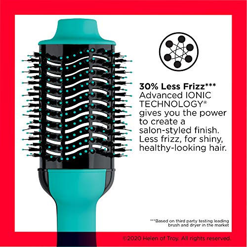 Buy now REVLON One Step Hair Dryer And Volumizer Hot Air Brush, Turquoise Volumizer, 1 Count at indiglob india