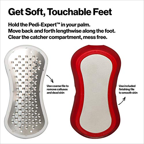 Buy now Revlon Pedicure Kit, PediExpert Foot File, Callus Remover & Nail Clipper, Nail Care Tools, Easy to Use, Stainless Steel, 3 Piece Set at indiglob india