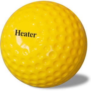 Buy now Heater Yellow Dimpled Baseballs, 1 Dozen, Polyurethane Material, Optic Yellow Color, for Use in Real Baseball Pitching Machines at indiglob india