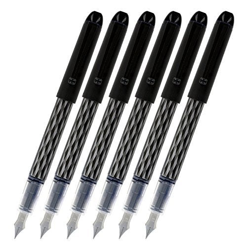 Buy now Pilot Varsity Disposable Fountain Pens, Black Ink (90010), Pack of 6 at indiglob india