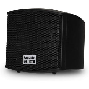 Buy now Acoustic Audio AA321B Mountable Indoor Speakers 400 Watts Black Bookshelf Pair at indiglob india