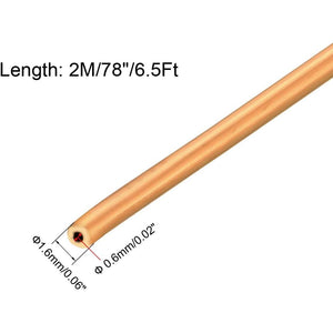 Buy now uxcell Refrigeration Tubing, 1/16" OD x 1/32" ID x 6.5 Ft Soft Coil Copper Tubing at indiglob india