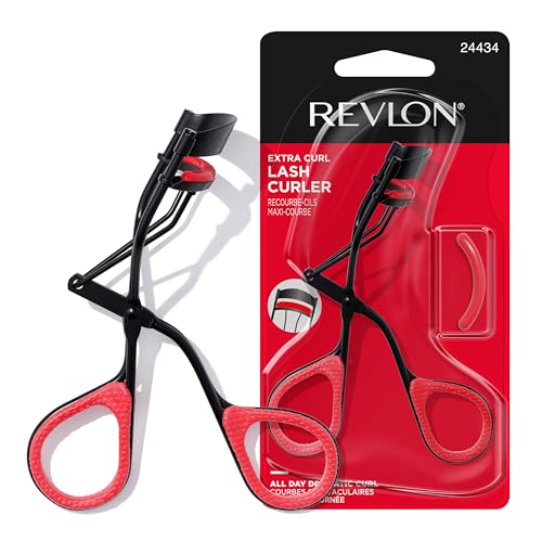Buy now Revlon Extra Curl Lash Curler, Gives an All Day Dramatic Curl, with Finger Grips for a Non Slip Grip, Easy to Use, 1 Count at indiglob india