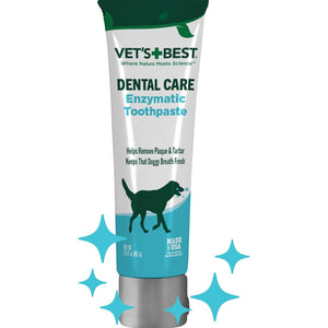 Buy now Vet’s Best Enzymatic Dog Toothpaste – Vet Formulated Dental Gel for Teeth Cleaning, Fresh Breath, Tartar Control, Plaque Remover & Oral Hygiene for Dogs, 3.5 oz at indiglob india
