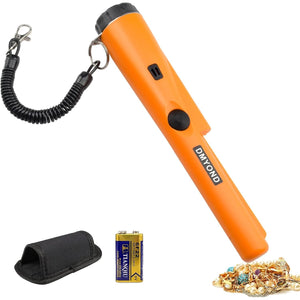 Buy now Dmyond Metal Detector Pinpointer, Professional Waterproof Handheld Pin Pointer Wand, Search Treasure Pinpointing Finder Probe with 9V Battery for Adults, Kids - Orange at indiglob india