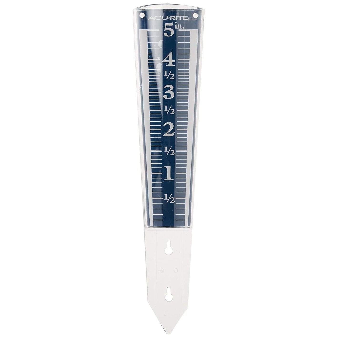 Shop AcuRite AcuRite 5" Capacity Easy-to-Read Magnifying Rain Gauge, Acrylic (00850A3) in India | Best Price
