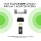 Buy now Belkin SoundForm Connect AirPlay 2 Adapter & Airplay 2 Receiver - Wireless Streaming for Apple Devices to Bluetooth Speakers - Optical & 3.5mm Speaker Inputs for iPhone 17, 16, MacBook Pro, & More at indiglob india