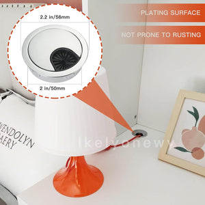 lkelyonewy 2 Inch Metal Desk Cable Grommet Hole Covers for Wires Cover Wire Insert Furniture Grommets Table Grommet(4 Pcs) Online | Best Daily