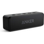 Buy now Anker Soundcore 2 Portable Bluetooth Speaker with Stereo Sound, Bluetooth 5, Bassup, IPX7 Waterproof, 24-Hour Playtime, Wireless Stereo Pairing, Speaker for Home, Outdoors, Travel Black at indiglob india