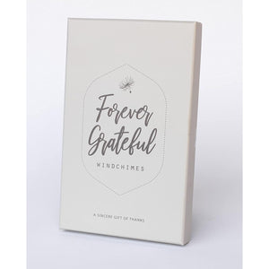 Buy now Forever Grateful Wind Chime with Engraved Thank You Message - Unique Gift of Gratitude/Appreciation Gift/Thank You Gift for Special Friend/Family/Coworkers/Teachers/Mentor at indiglob india