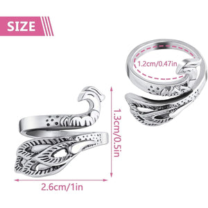 Buy now Yolev 3 Pieces Adjustable Knitting Crochet Ring Knitting Accessories Braided Peacock Open Finger Ring Adjustable Braided Ring for Faster Knitting at indiglob india