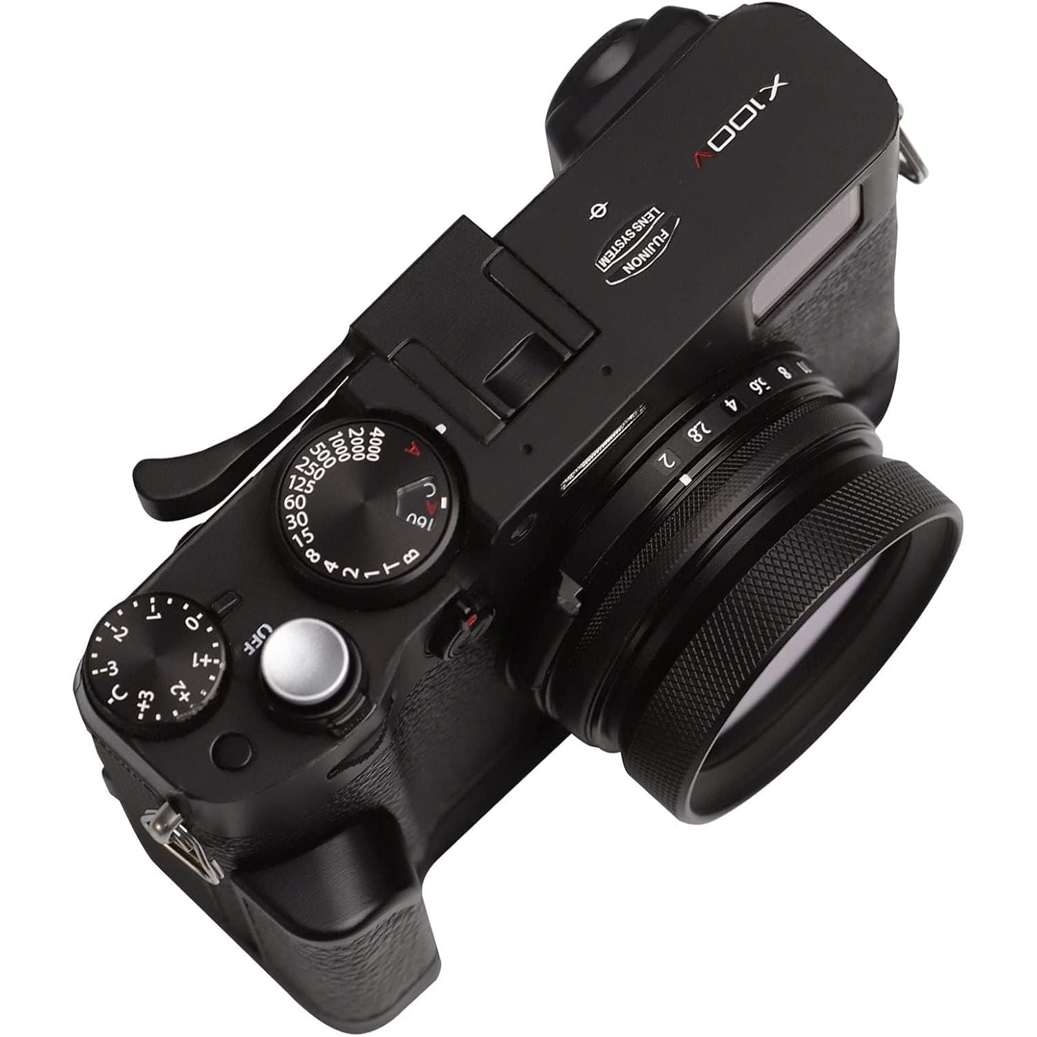 Buy now Haoge LUV-X54B Metal Lens Hood with MC UV Protection Multicoated Ultraviolet Lens Filter for Fujifilm X100VI Fuji X100V Camera Black at indiglob india