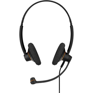 Buy now EPOS Sennheiser Consumer Audio SC 60 USB ML (504547) - Double-Sided Business Headset | For Skype for Business | with HD Sound, Noise-Cancelling Microphone, & USB Connector (Black) at indiglob india