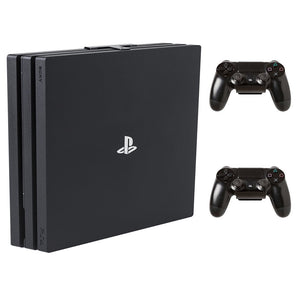 Buy now HIDEit Mounts 4P Bundle, Wall Mounts for PS4 Pro and Controller, Steel Wall Mount for PS4 Pro and 2 Controller Mounts to Safely Store Your PS4 Pro and PlayStation Controller Near or Behind TV at indiglob india