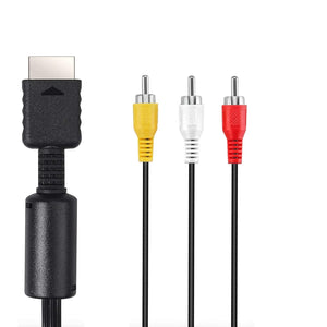 Buy now Suncala （NOT HDMI） 6FT AV TV RCA Audio Video Cord Cable for PlayStation PS2 PS3 Cable (1Pack) at indiglob india