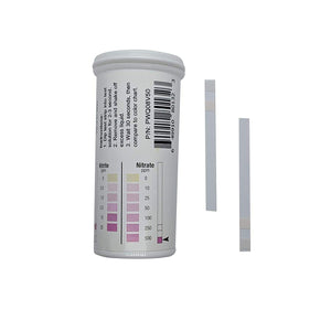 Buy now Nitrite 0-25 ppm, Nitrate 0-500 ppm Two Pad Test Strip [Vial of 50 Strips] at indiglob india
