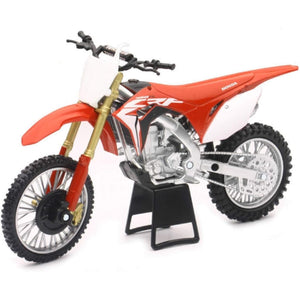 Buy now Orange Cycle Parts Die-Cast Replica Toy Red 1:12 Scale Model Honda CRF 450R Dirt Bike by NewRay 57873 at indiglob india
