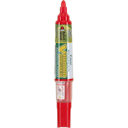 Buy now PILOT V Board Master BeGreen Refillable Dry-Erase Markers, Bullet Tip, Black Ink, 12 Count 12 Count (Pack of 1) Red Bullet Tip at indiglob india