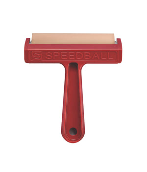 Buy now Speedball Pop-in Soft Rubber Brayer, 4-Inch Roller for Block Printing, Relief Printing, and Mixed Media Art at indiglob india