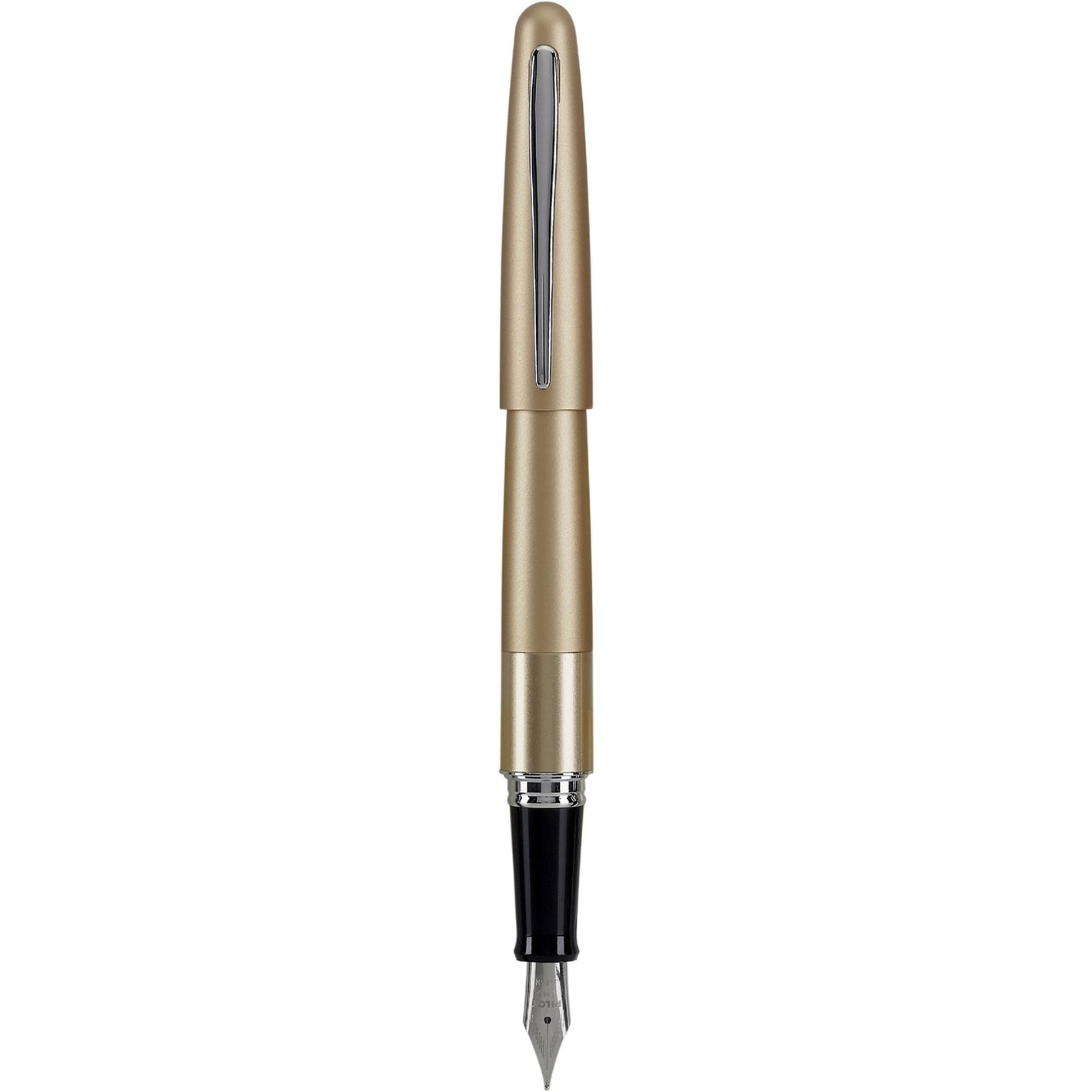 Buy now PILOT Metropolitan Collection Fountain Pen, Gold Barrel, Classic Design, Fine Nib, Black Ink (91112) at indiglob india