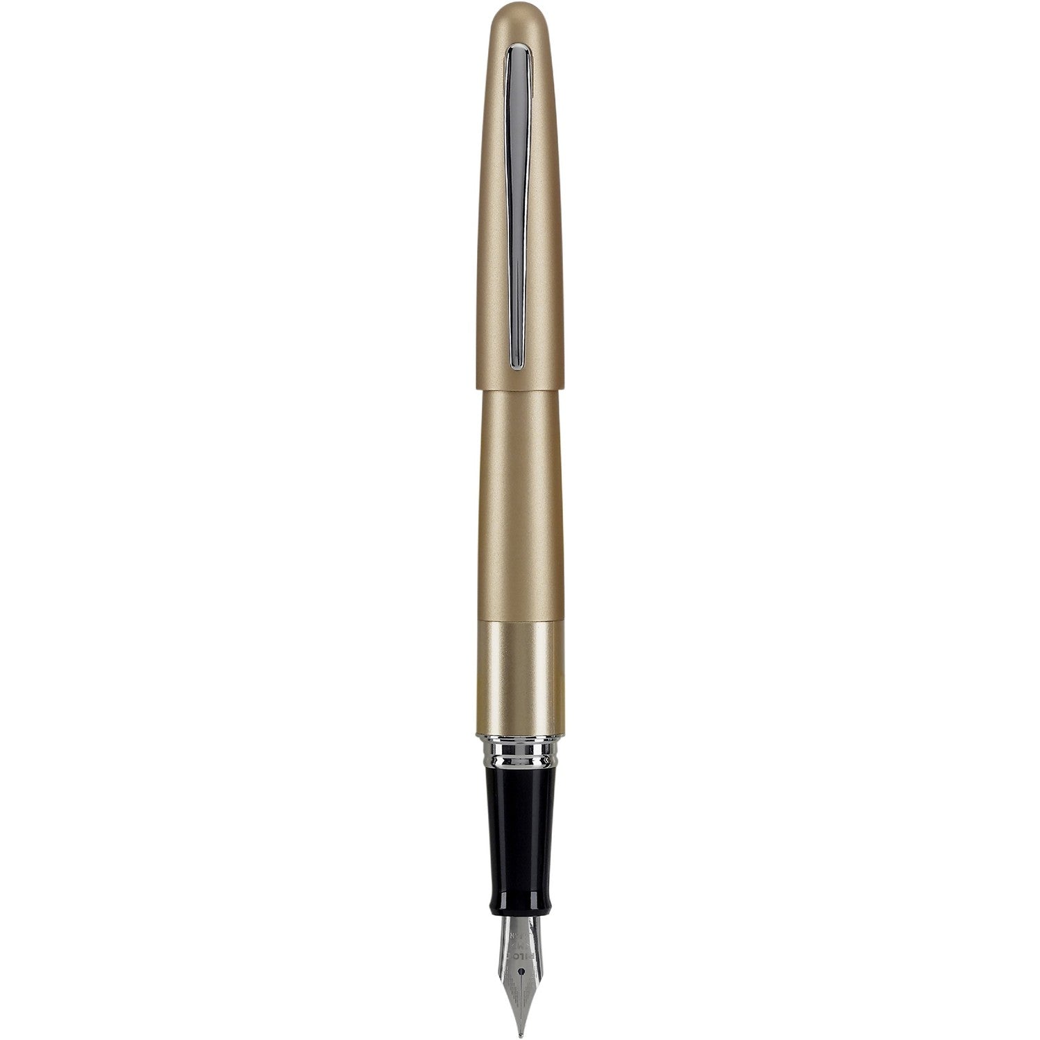 Buy now PILOT Metropolitan Collection Fountain Pen, Gold Barrel, Classic Design, Fine Nib, Black Ink (91112) at indiglob india