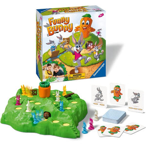 Buy now Ravensburger Funny Bunny Game - Engaging Family Board Game for Kids and Adults | Quick Gameplay | Easy-to-Follow Instructions | Unique Replay Value | Ages 4 and Up at indiglob india