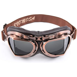 Buy now evomosa Motorcycle Goggles Vintage Pilot Style Cruiser Scooter Goggle Outdoor Sand Goggles Bike Racer Cruiser Touring Eyewear for Half Helmet at indiglob india