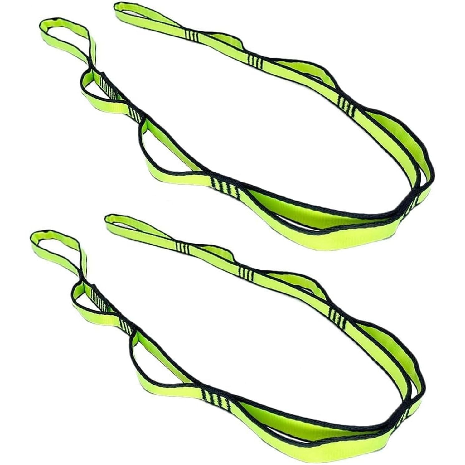 2pcs Nylon Daisy Chain 6 Loop Adjustable Multipurpose Strap Rope 25kN Strong Climbing Straps 43 Inches for Yoga Swing Yoga Hammock Trapeze Ceiling Anchors Daisy Chains by YOBEYI Online | Shop in India