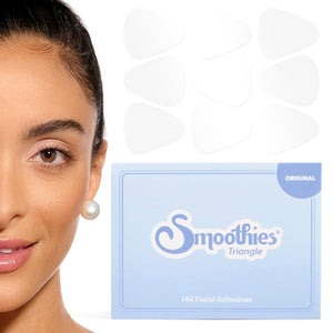 Buy now Smoothies Triangle Wrinkle Patches for Face Overnight - Facial Patches for Elevens, Crows Feet and more, 144 Facial Adhesives per Box - Face Tape, Made in the USA at indiglob india