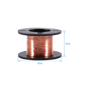 Hilitand 5 Rolls/Set 12m Copper Wire Enameled Wire Copper Winding Wire Enameled Repair Wire 0.004" Diameter Store | Quality India Shop